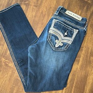 Rock Revival Blue Straight Leg Jeans